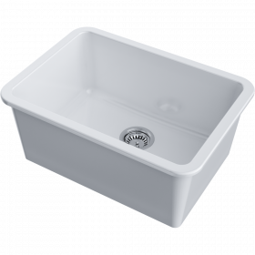 Omoikiri Torishima 67-U/I-WH Glossy Natceramic/белый глянцевый