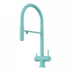 Omoikiri Kanto-AZ латунь/azur blue