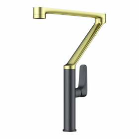 Omoikiri Tara-LG-GM латунь/светлое золото/вороненая сталь