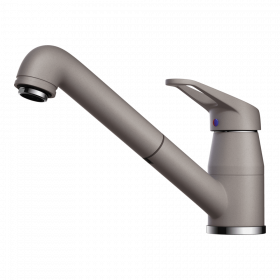 Omoikiri Tateyama-S-GR латунь/leningrad grey