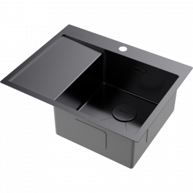 Omoikiri Akisame 65-R-GM нерж. сталь/вороненая сталь