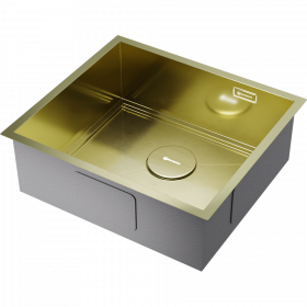 Omoikiri Kasen 49-16-INT-LG нерж. сталь/светлое золото