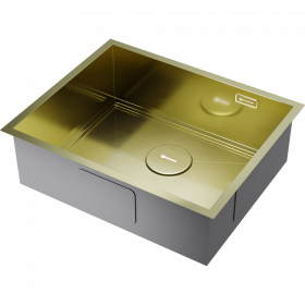 Omoikiri Kasen 54-16-INT-LG нерж. сталь/светлое золото