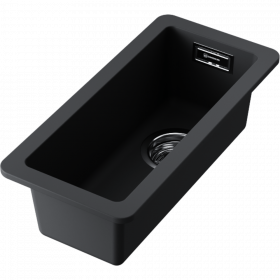 Omoikiri Kata 20-U-BL Artgranit/черный