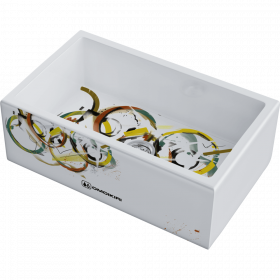 Omoikiri Mikura 76-Tokyo 3 Natceramic/белый