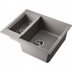 Omoikiri Sakaime 60-2-GR Tetogranit/leningrad grey