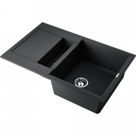 Omoikiri Sakaime 78-2-BL Tetogranit/черный