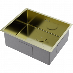 Omoikiri Taki 54-U/IF-LG нерж. сталь/светлое золото