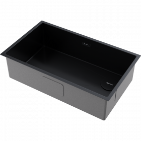 Omoikiri Taki 74-U/IF Side-GB нерж. сталь/графит