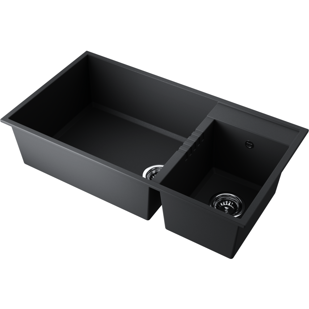 Omoikiri Tedori 85-2-U-BL Tetogranit/черный