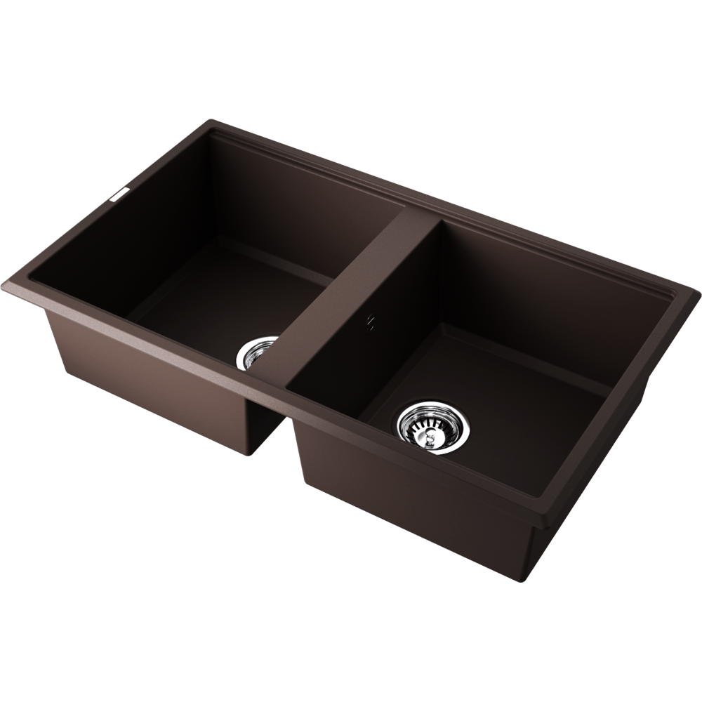 Omoikiri Tedori 86-2-DC Tetogranit/темный шоколад