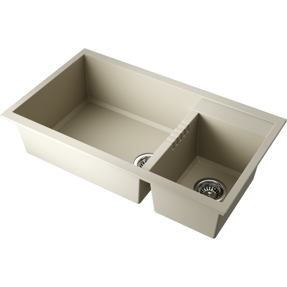 Omoikiri Tedori 86-2-LB-BE Tetogranit/ваниль