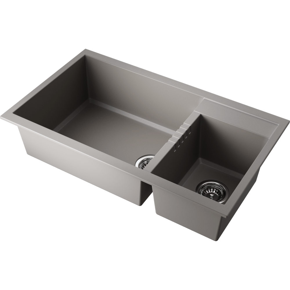 Omoikiri Tedori 86-2-LB-GR Tetogranit/leningrad grey