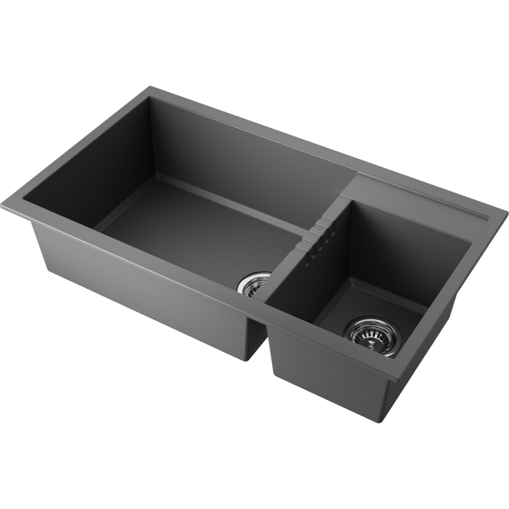 Omoikiri Tedori 86-2-LB-PL Tetogranit/платина