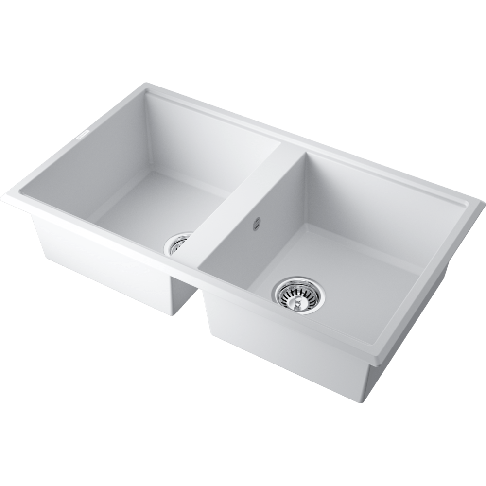 Omoikiri Tedori 86-2-WH Tetogranit/белый