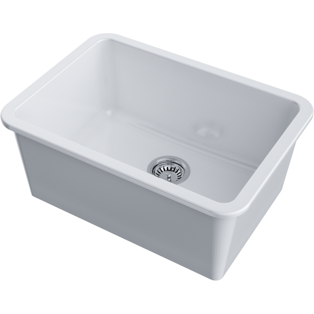 Omoikiri Torishima 67-U/I-WH Glossy Natceramic/белый глянцевый