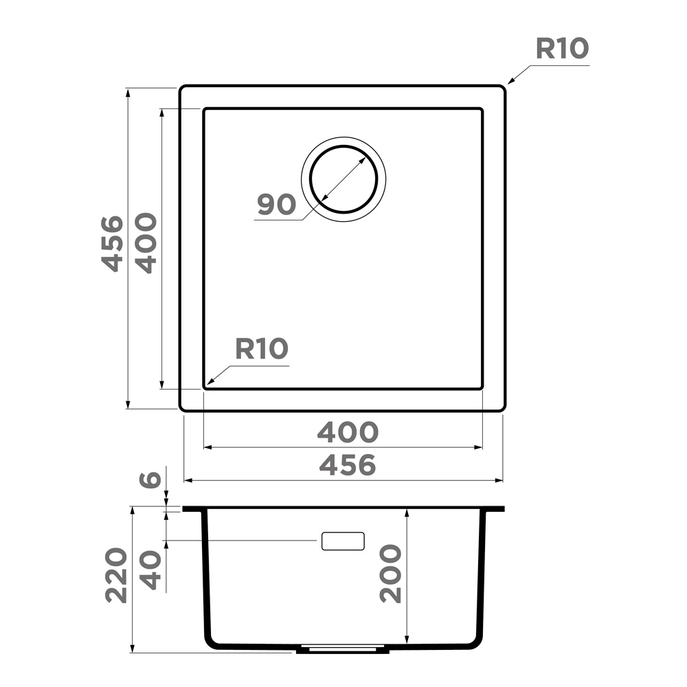 Omoikiri Yamakawa 45-U/I-WG Artceramic/wind green