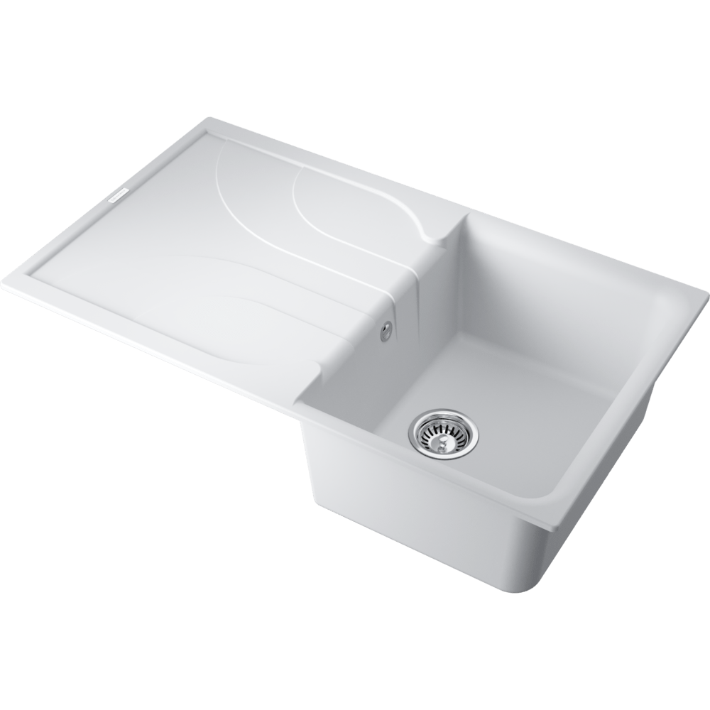 Omoikiri Yasugata 86-WH Tetogranit/белый