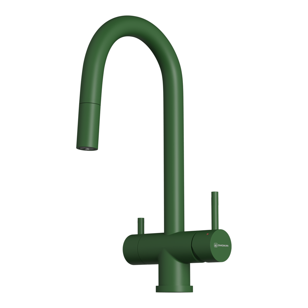 Omoikiri Akita-S-RG латунь/royal green