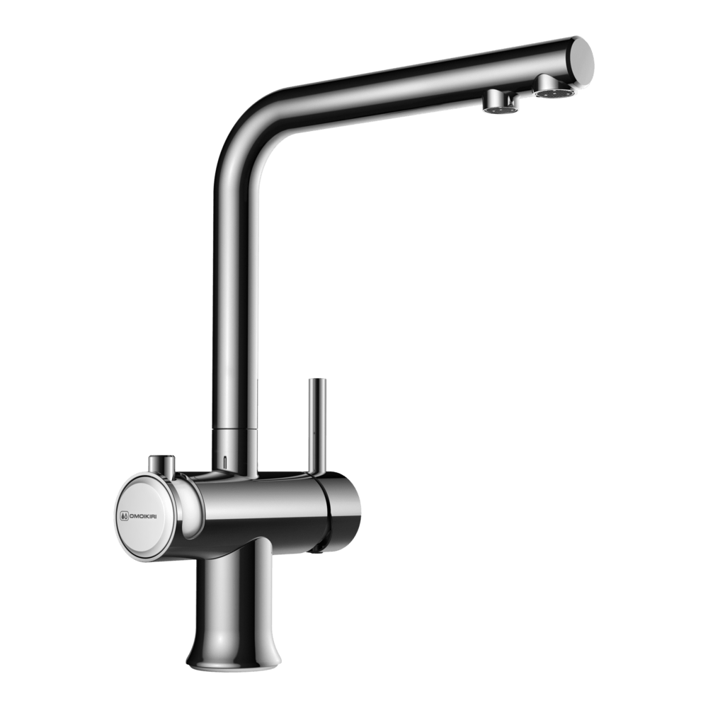 Omoikiri Hotaru-C-WH латунь/хром/белый