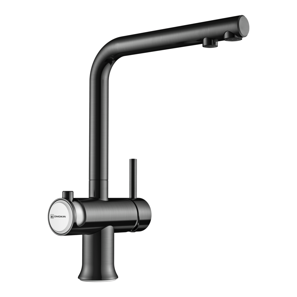 Omoikiri Hotaru-GM-WH латунь/вороненая сталь/белый