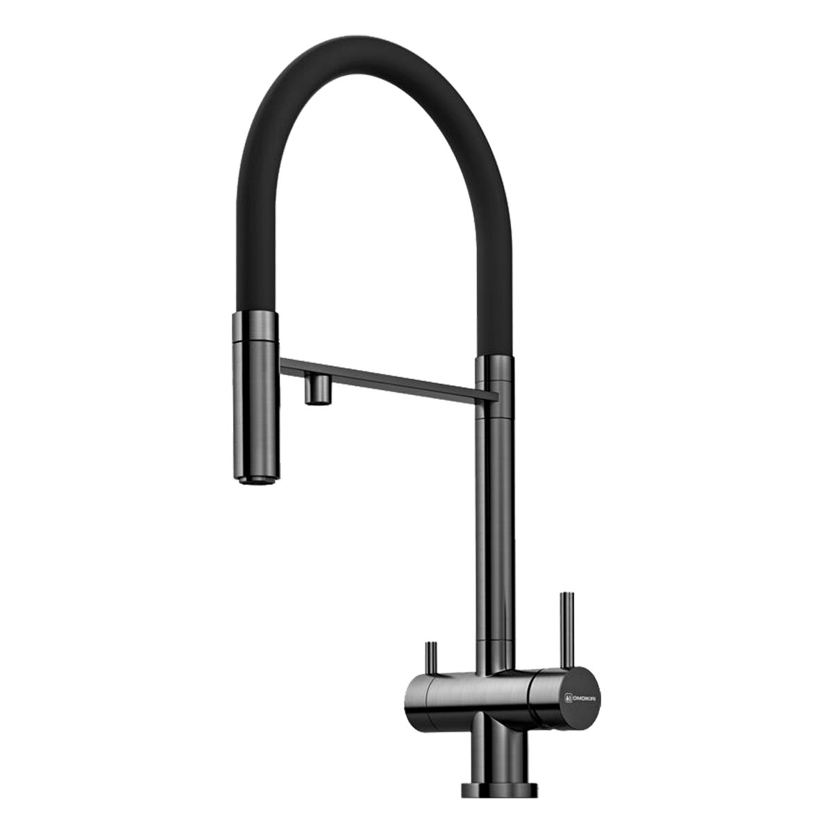 Omoikiri Kanto-GM-BL латунь/вороненая сталь/черный