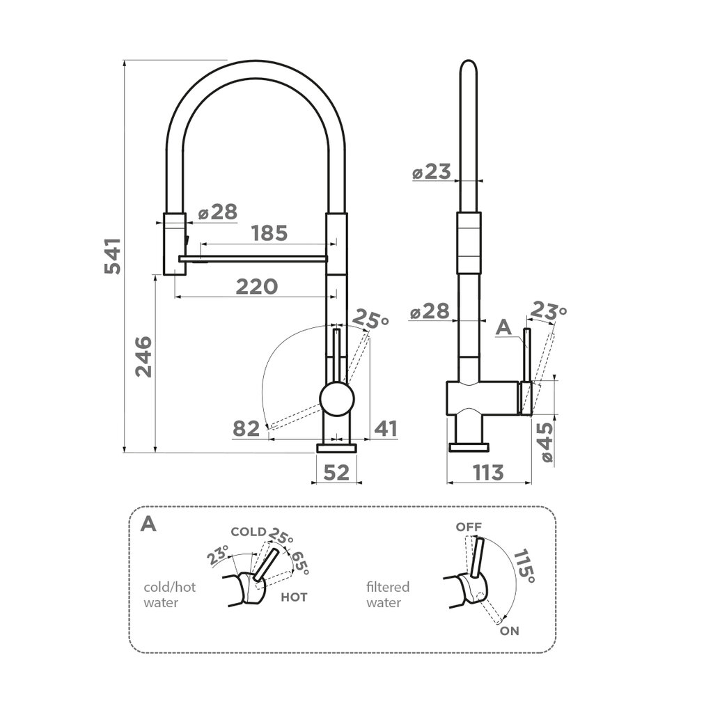Omoikiri Kanto 2 Plus-SB латунь/графит/черный