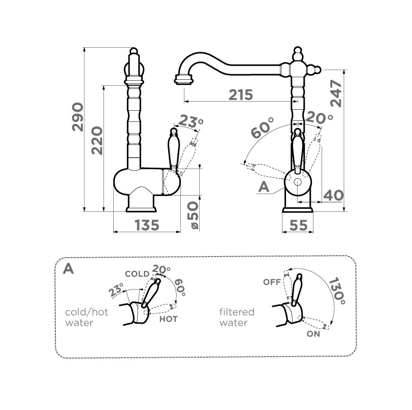Omoikiri Kyoto 2 Plus-G латунь/золото