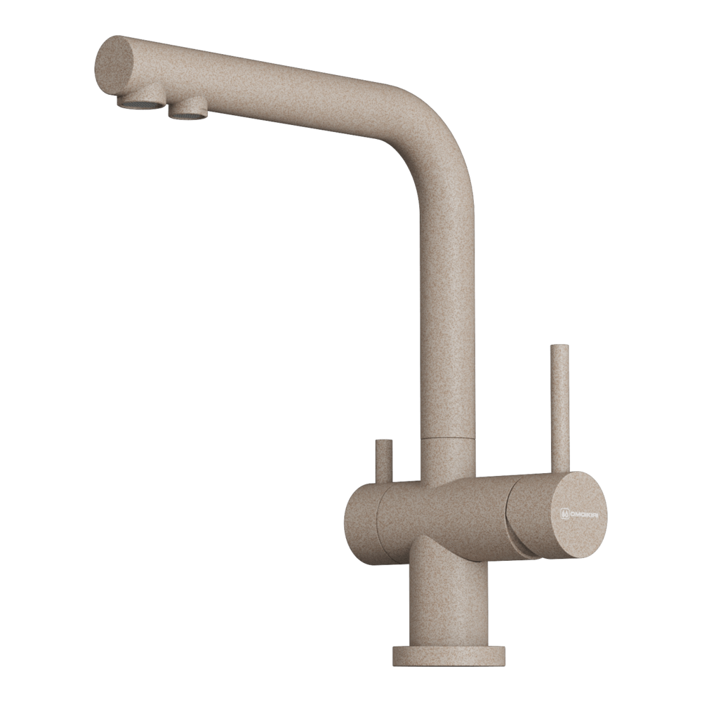 Omoikiri Nagano-P-SA латунь/бежевый