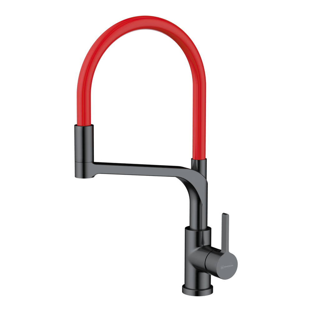 Omoikiri Sinto 2 Plus-GM-R латунь/вороненая сталь/красный