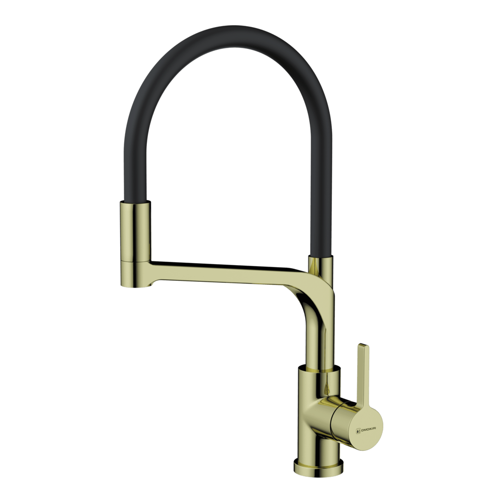 Omoikiri Sinto 2 Plus-LG-BL латунь/светлое золото/черный