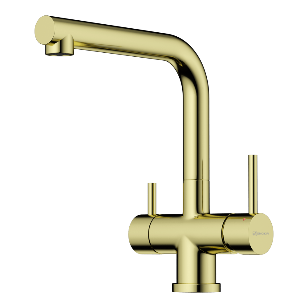 Omoikiri Takamatsu-LG нерж. сталь/светлое золото