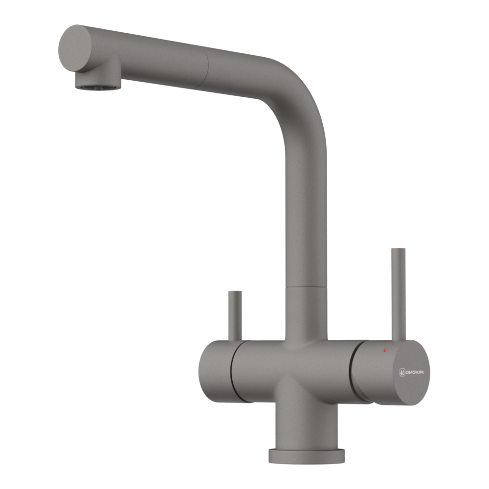 Omoikiri Takamatsu-S-GR латунь/leningrad grey