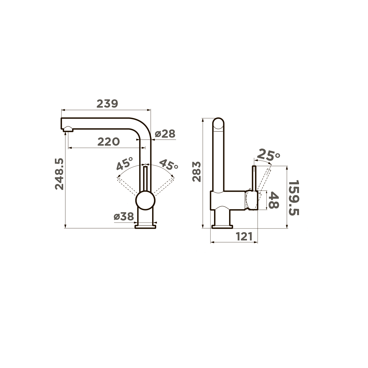 Omoikiri Tanigawa-BN латунь/нержавеющая сталь