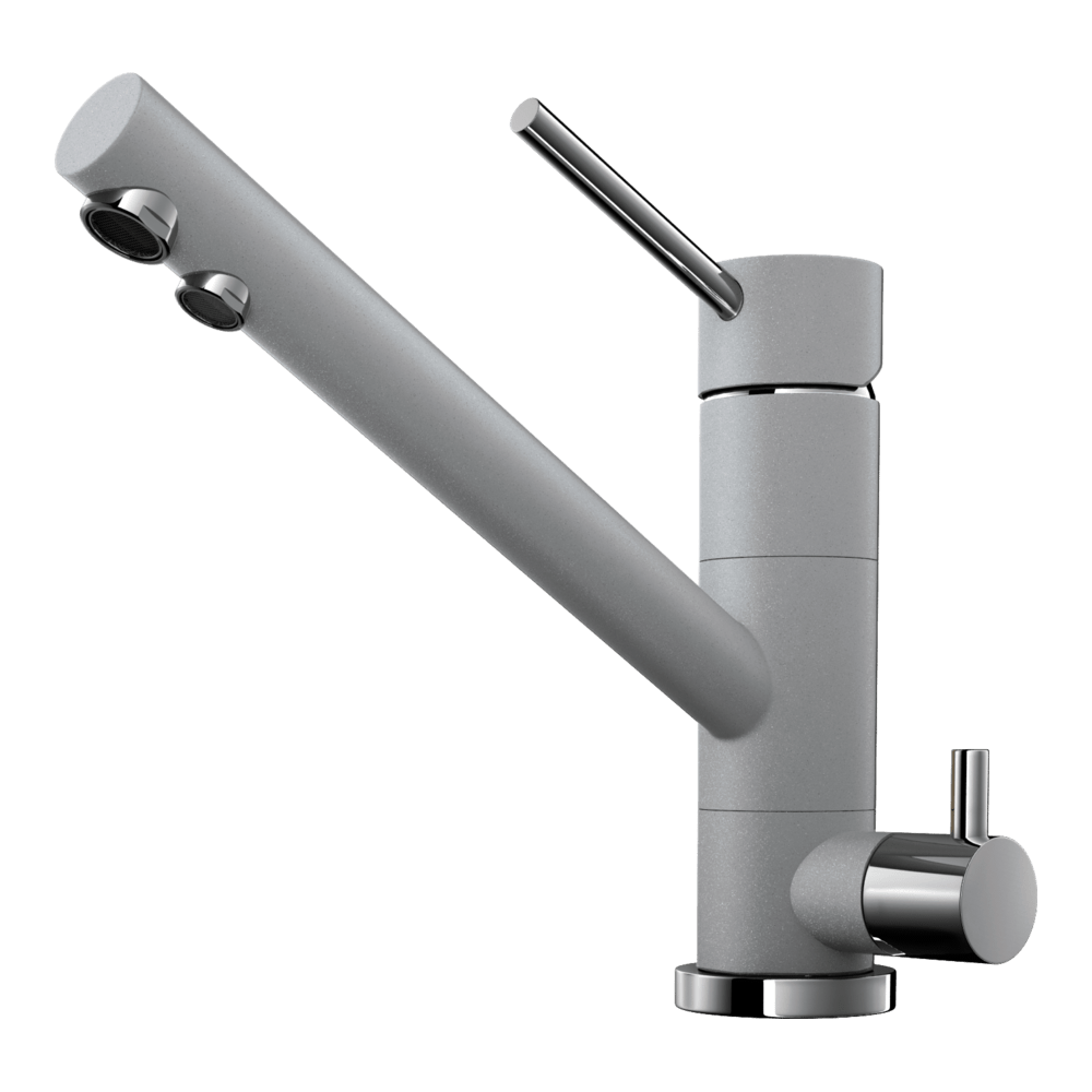 Omoikiri Tonami-GR латунь/leningrad grey