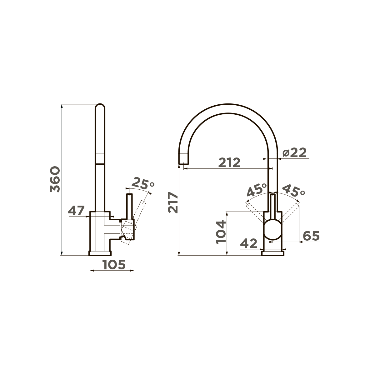 Omoikiri Wakayama-LG латунь/светлое золото