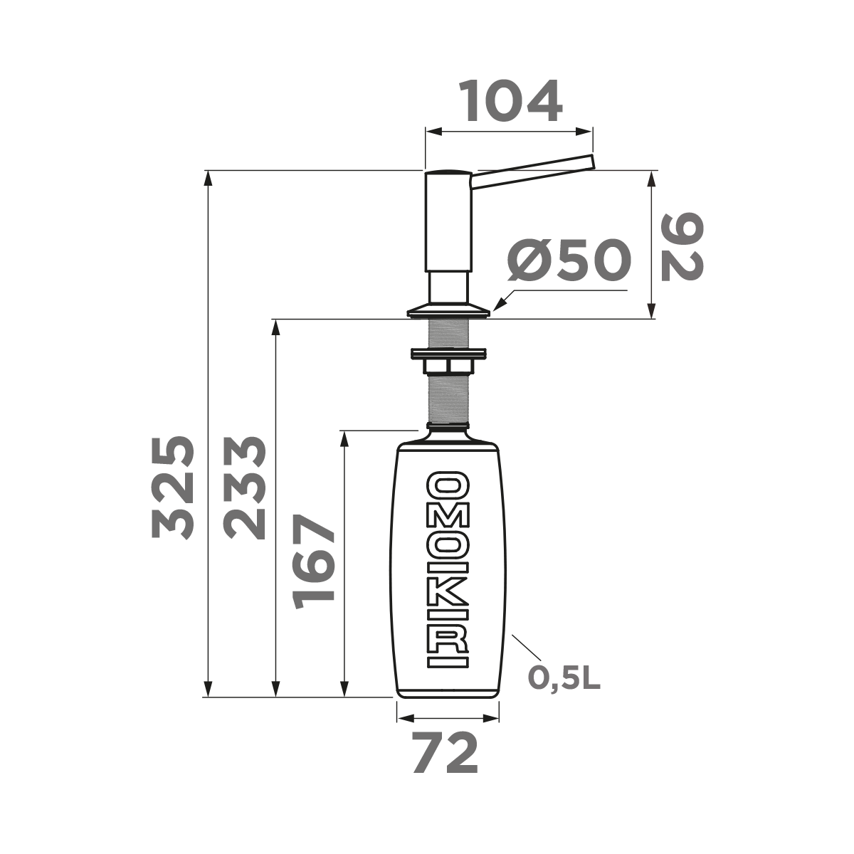 Omoikiri OM-02-AB-022 латунь/античная латунь