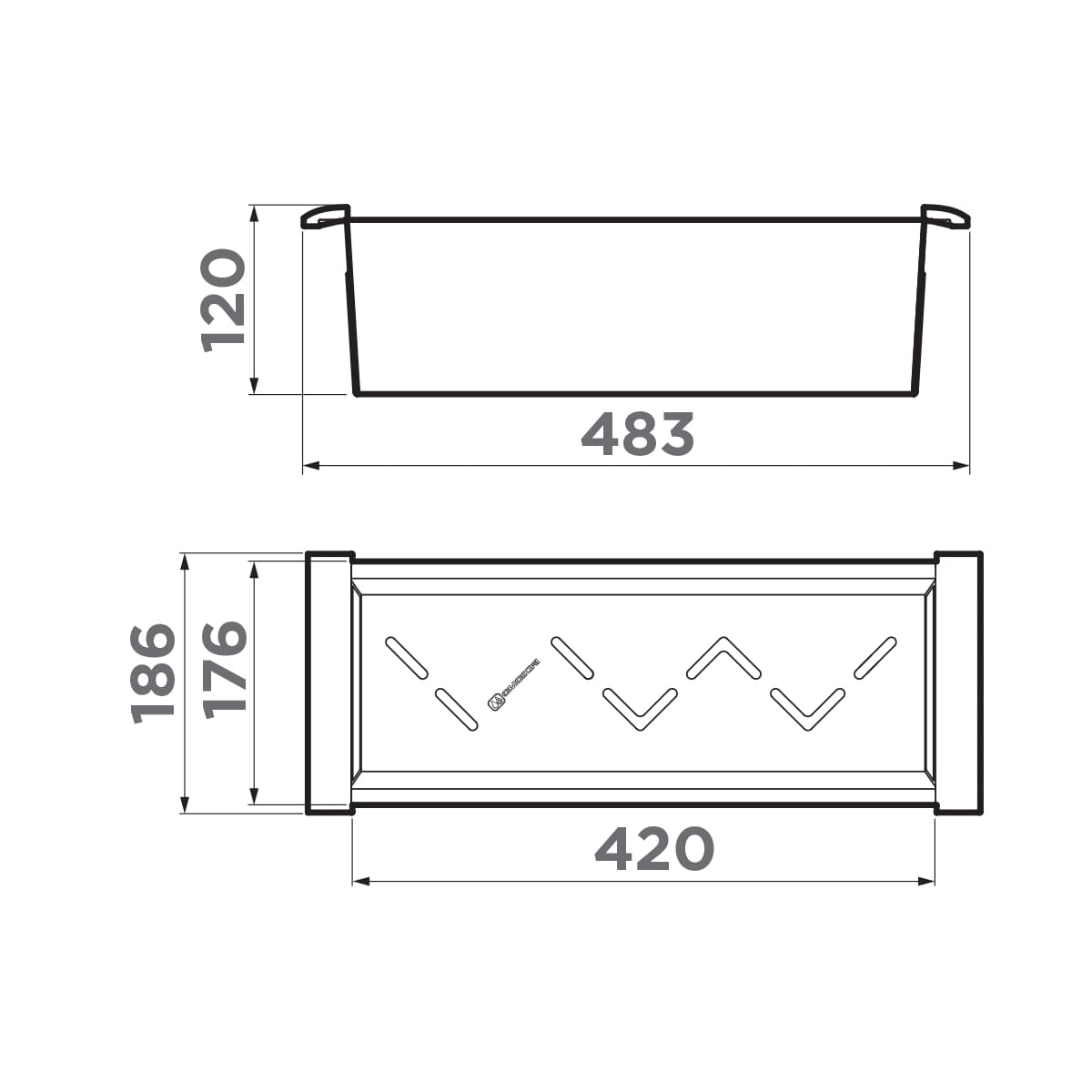 Коландер Omoikiri CO-04-LG