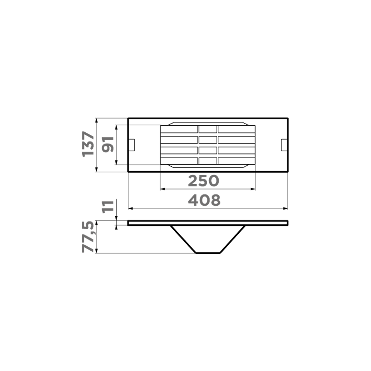 Подставка-сушка для тарелок Omoikiri FG-01 PRO-Bl Matt