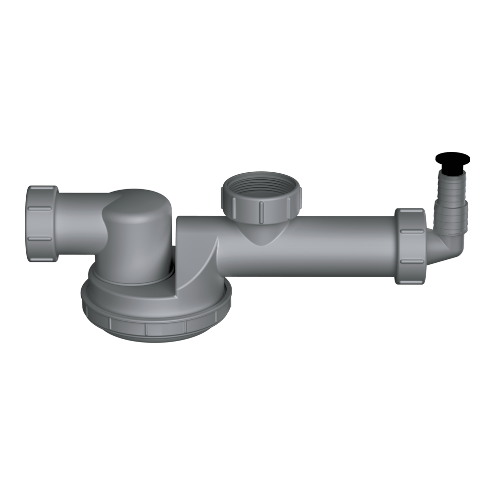 Компактный сифон с гидрозатвором Omoikiri S-01