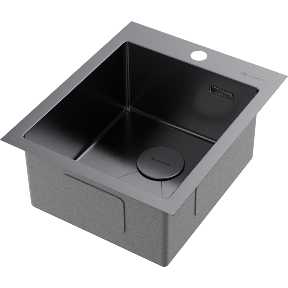 Omoikiri Akisame 41-GM нерж. сталь/вороненая сталь