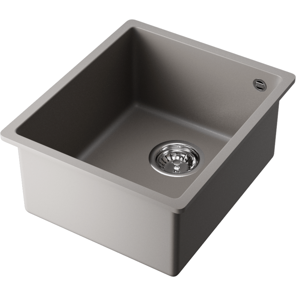 Omoikiri Bosen 38-U-GR Tetogranit/leningrad grey