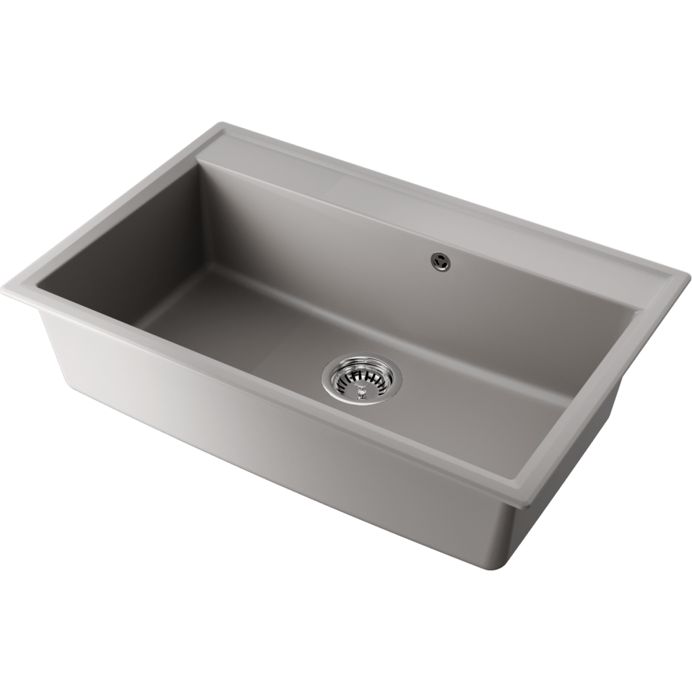 Omoikiri Daisen 77-GR Artgranit/leningrad grey