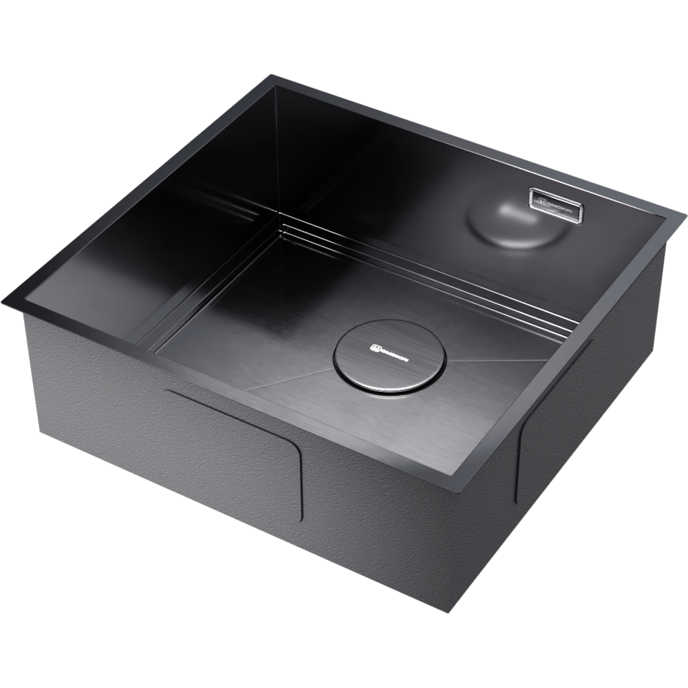 Omoikiri Kasen 48-26-INT-GM нерж. сталь/вороненая сталь