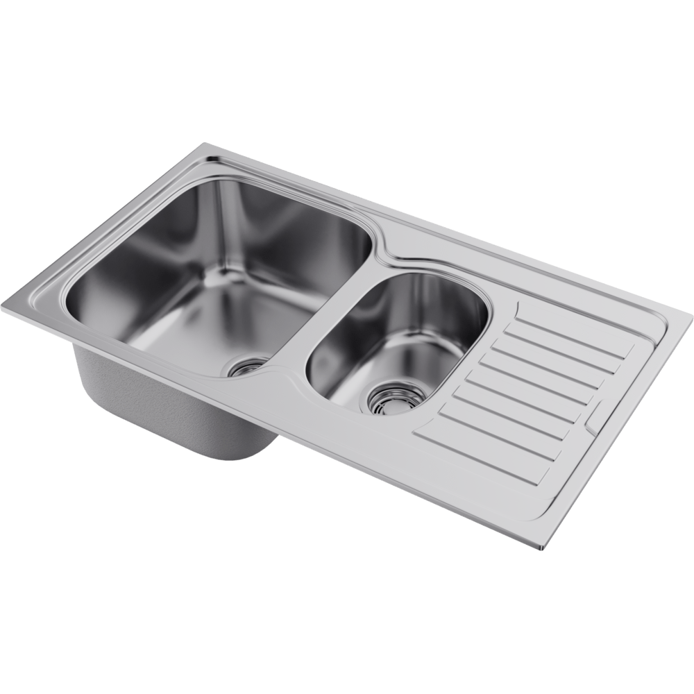 Omoikiri Kashiogawa 86-2-IN нерж. сталь/нержавеющая сталь