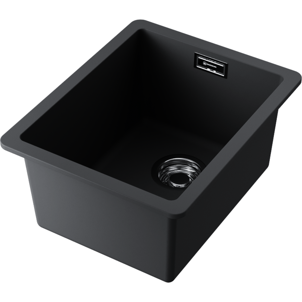 Omoikiri Kata 34-U-BL Artgranit/черный