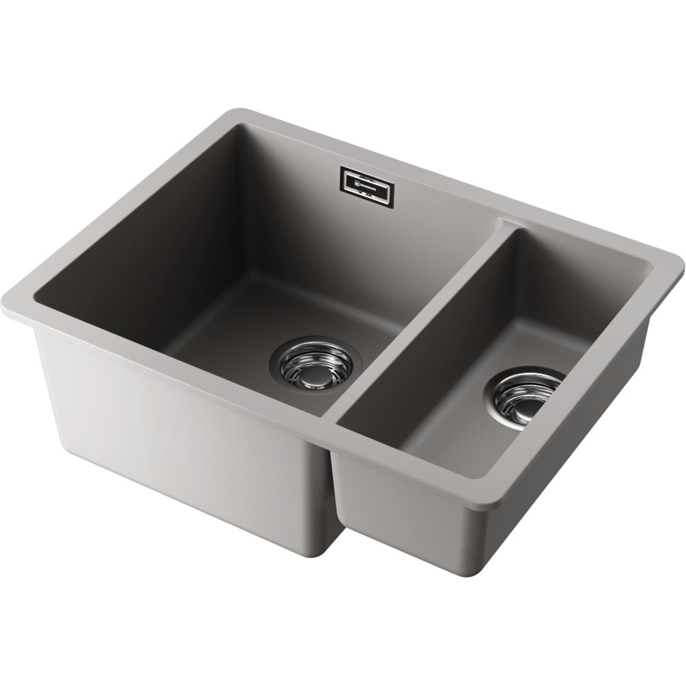 Omoikiri Kata 55-2-U-GR Artgranit/leningrad grey