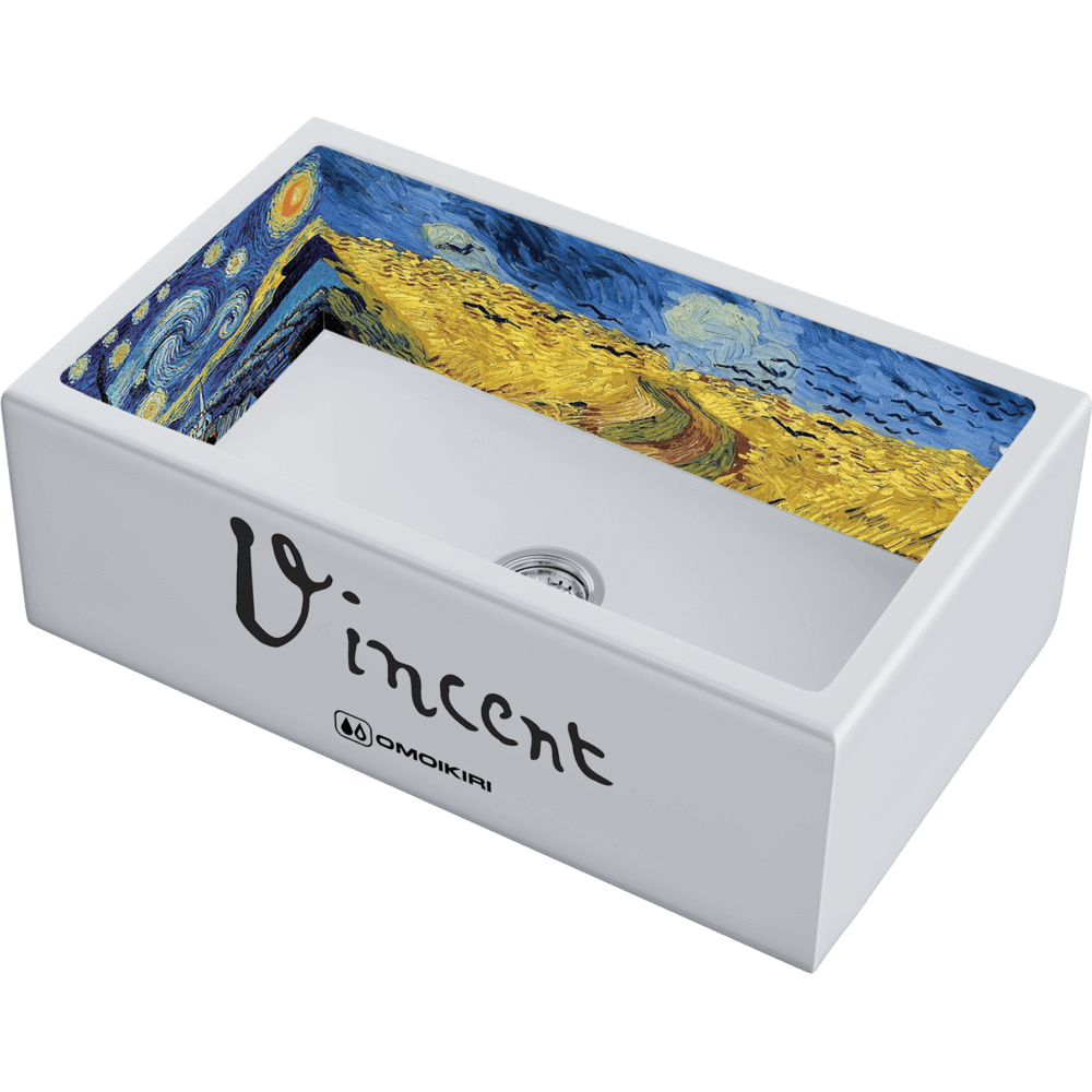 Omoikiri Mikura 76-Vangogh Natceramic/белый