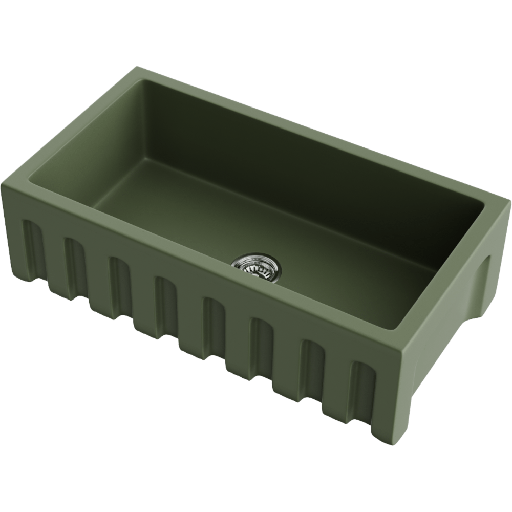 Omoikiri Mikura 83-OL Natceramic/olive