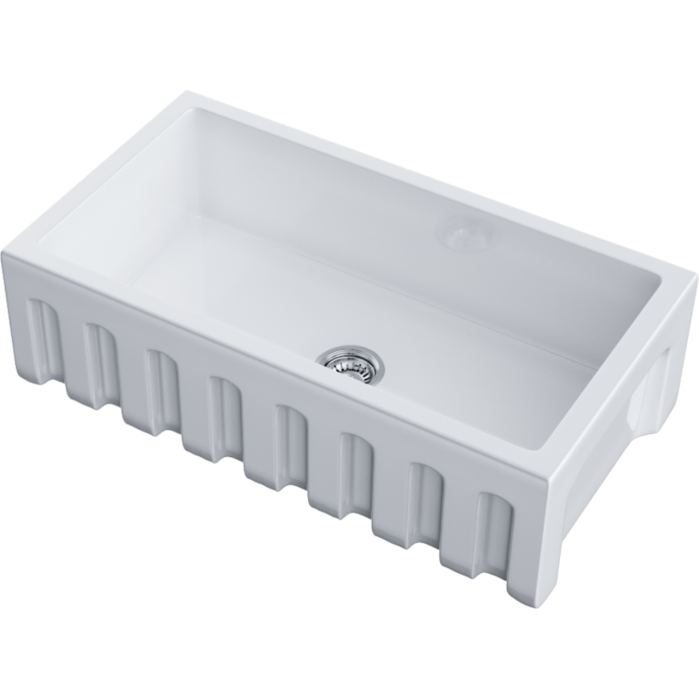 Omoikiri Mikura 83-WH Glossy Natceramic/белый глянцевый